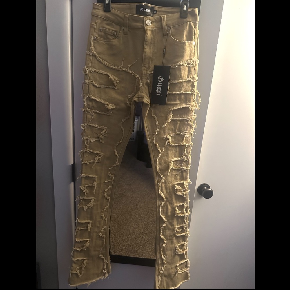 Guapi stacked denim jeans
